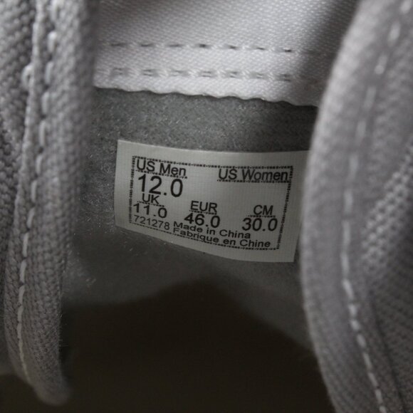 Vans Mid Skool 37 LX Vault OG Shoes Sneakers Gray and White Men's Size 12 - Picture 12 of 12